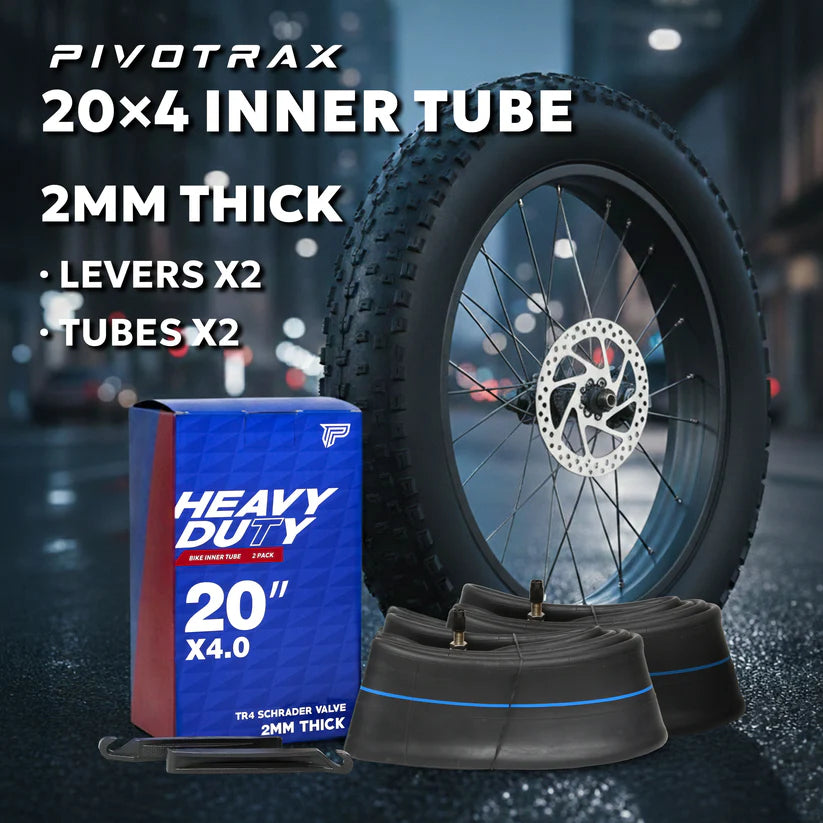 Pivotrax 20 x 4.0 Fat Bike Inner Tube | Fat Tire E-Bikes
