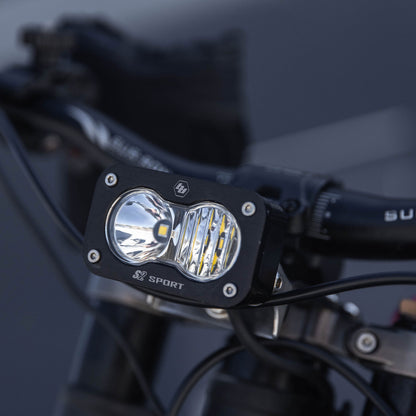 Baja Designs S2 Sport Headlight + Project 9 CYBERLIGHT V2 Bundle | By Baja Designs & Project 9 | For Sur-Ron, E Ride Pro, and Talaria Electric Bikes