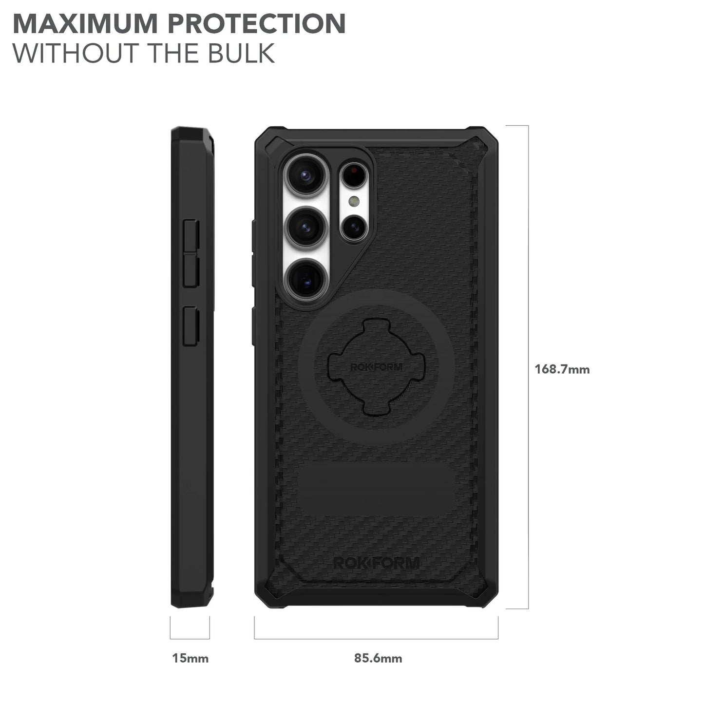 ROKFORM Rugged Case + Universal Mount Bundle | By ROKFORM | For Samsung Galaxy S24 & S25 Series