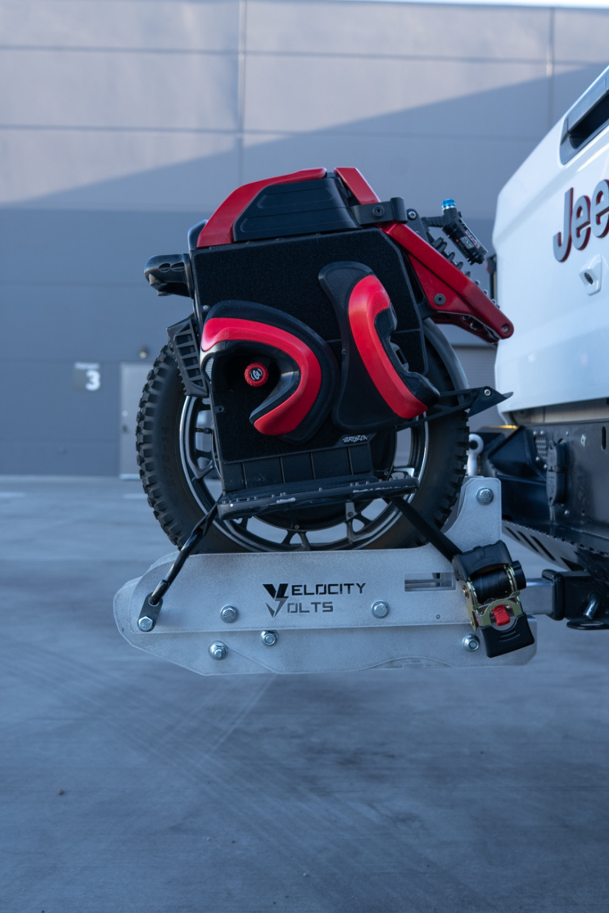 Velocity Volts EUC Carrier | Hitch Carrier for Electric Unicycles