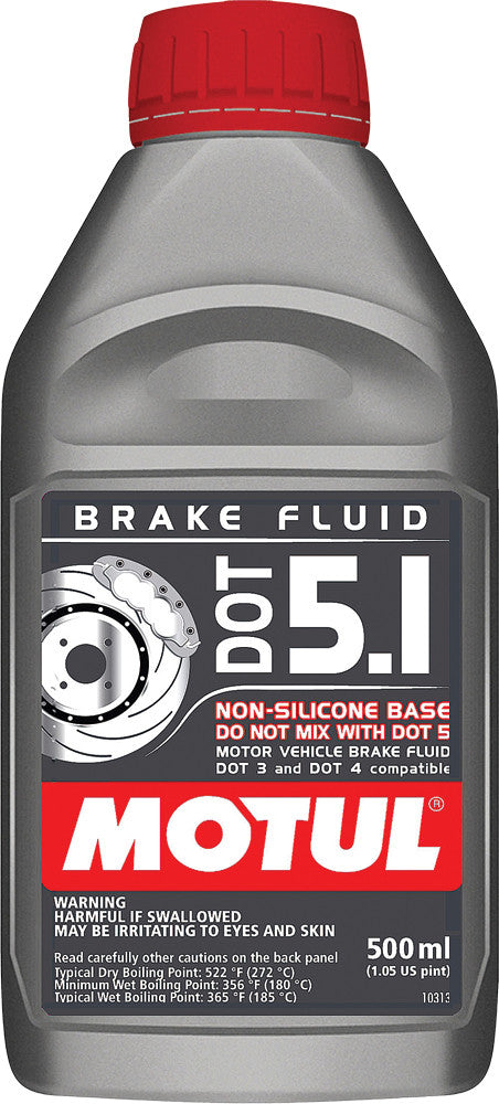 Motul DOT 5.1 Brake Fluid | Fully Synthetic | 500mL