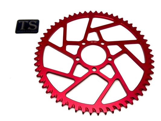 58T 7075-T6 Rear Sprocket | Surron, Talaria, E-Ride Pro & More