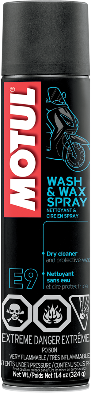 Motul Wash & Wax (11.4oz) | Dry Cleaner + Wax | By Motul