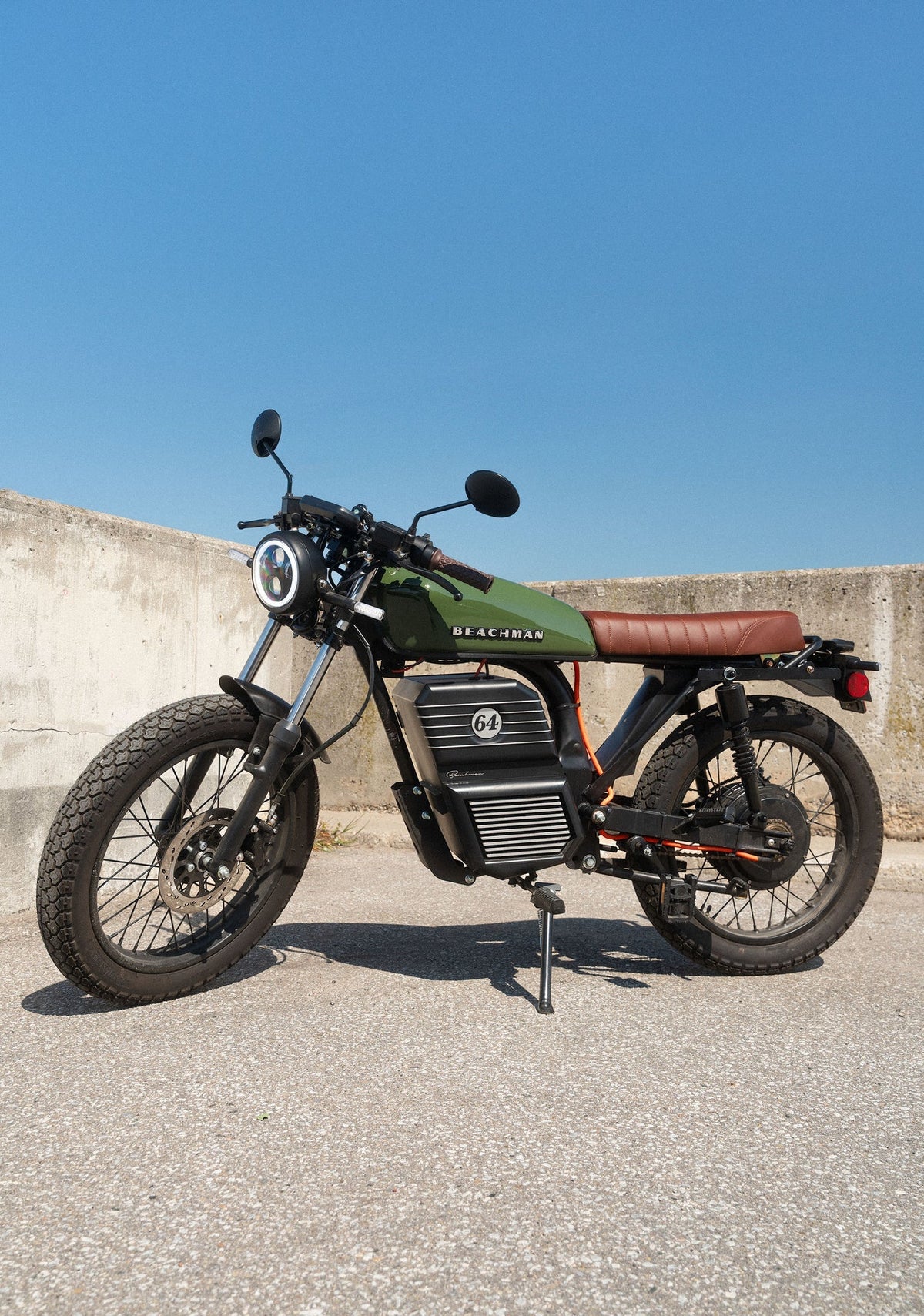 Beachman 64 E-Bike | 72V Electric Cafe Racer