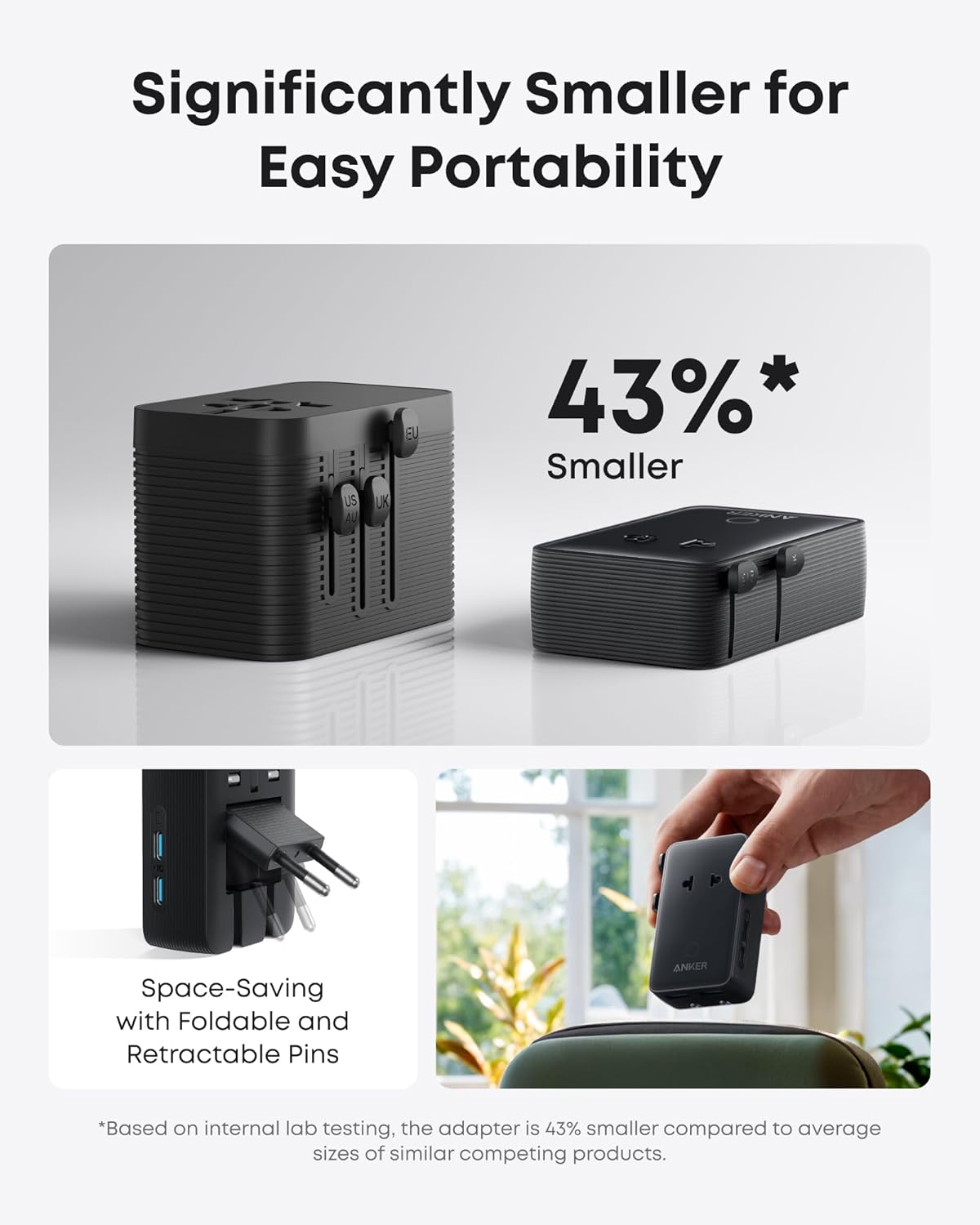 Anker MagGo Power Bank 10K, 15W | Qi2 Wireless Charging