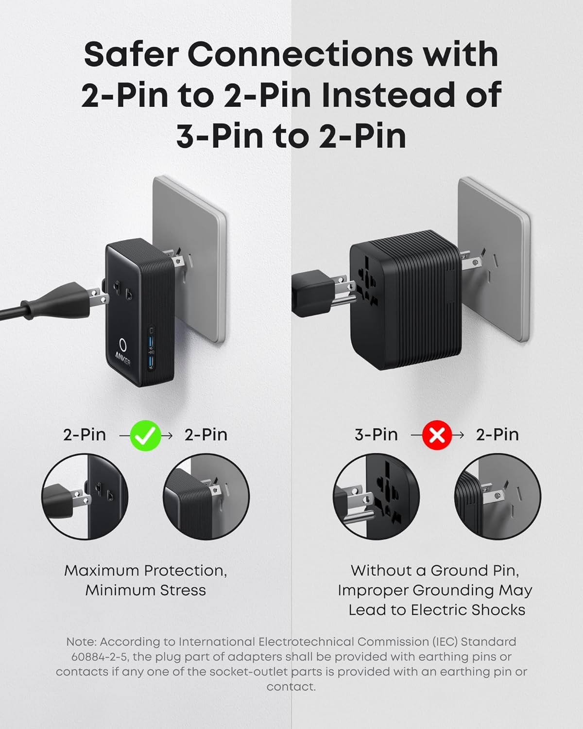 Anker Laptop Power Bank 25K, 165W with Built-In Cables | Laptops & Ride-Day Electronics