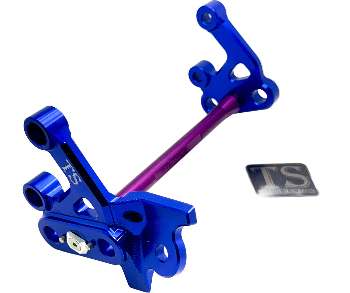 Custom CNC Aluminum Footpeg Bracket Assembly E-Ride Pro SS and S