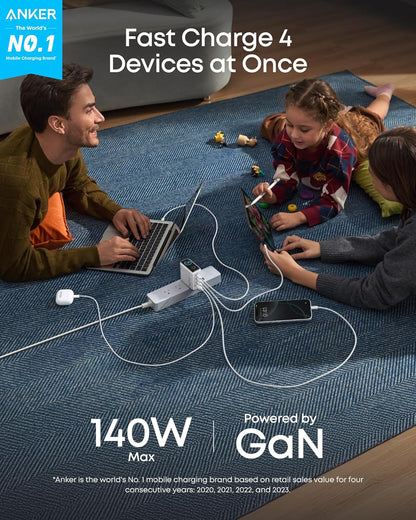 Anker Laptop Power Bank 25K, 165W with Built-In Cables | Laptops & Ride-Day Electronics