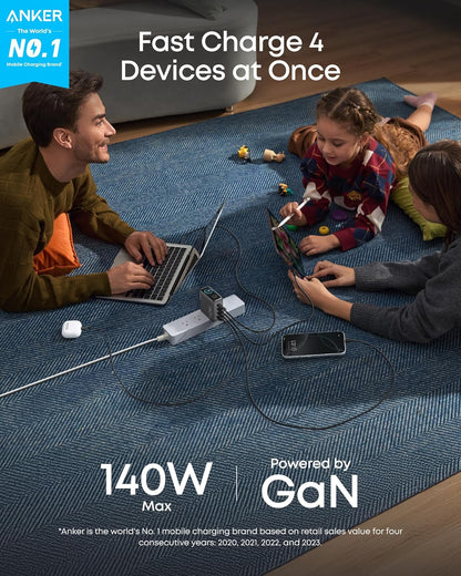 Anker Laptop Power Bank 25K, 165W with Built-In Cables | Laptops & Ride-Day Electronics