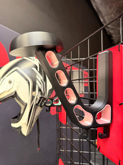 Heavy-Duty Helmet Wall Mount | Motorcycle and Riding Gear Storage