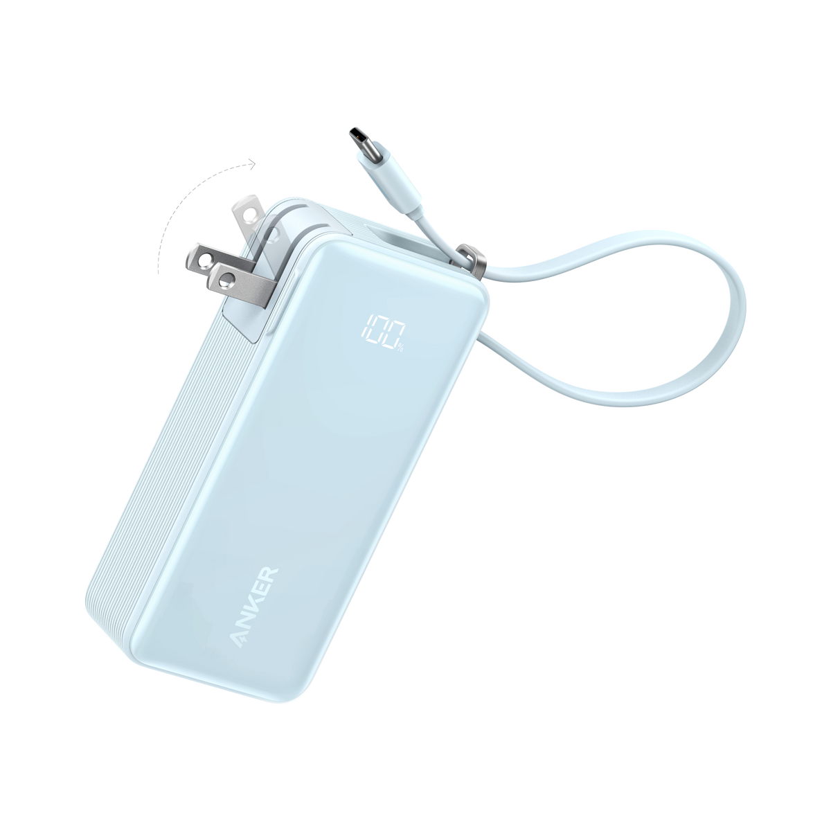 Anker Fusion Power Bank 10K, 30W | USB-C or Lightning Devices