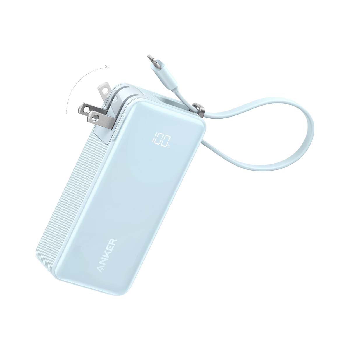 Anker Fusion Power Bank 10K, 30W | USB-C or Lightning Devices