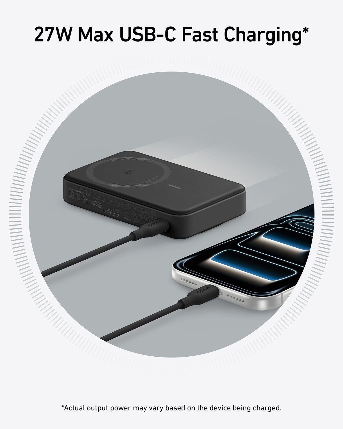 Anker MagGo Power Bank 10K, 15W | Qi2 Wireless Charging