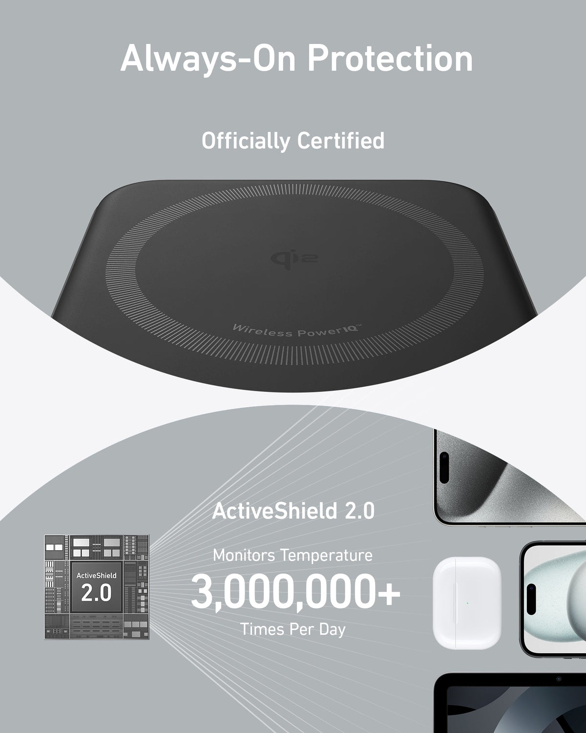 Anker MagGo Power Bank 10K, 15W | Qi2 Wireless Charging