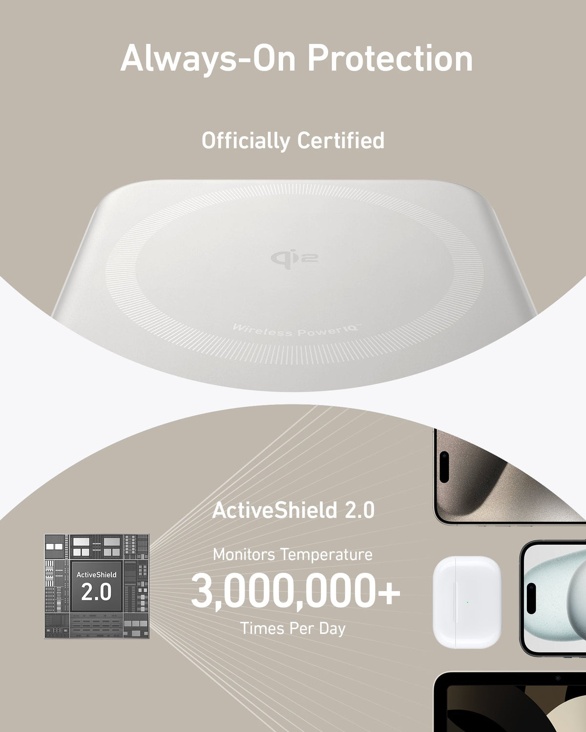 Anker MagGo Power Bank 10K, 15W | Qi2 Wireless Charging