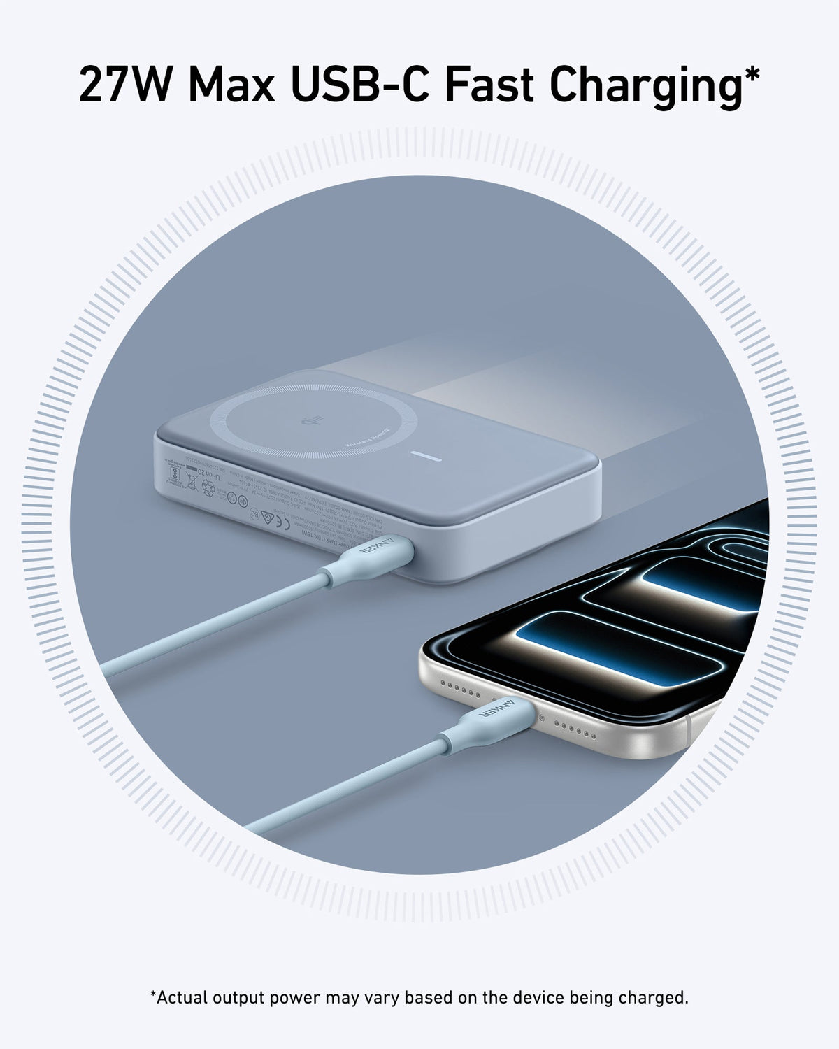 Anker MagGo Power Bank 10K, 15W | Qi2 Wireless Charging