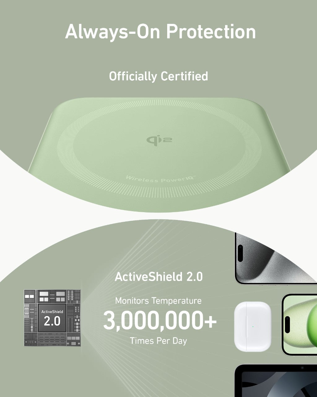 Anker MagGo Power Bank 10K, 15W | Qi2 Wireless Charging