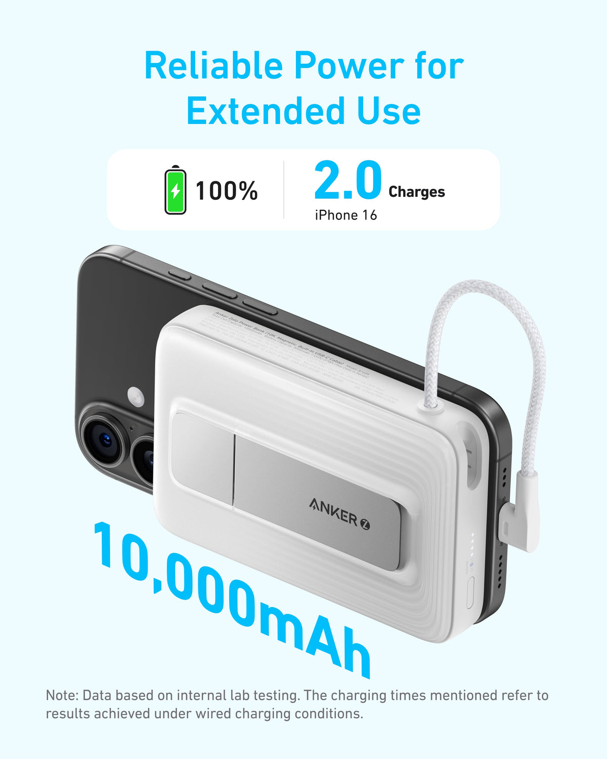 Anker Zolo Magnetic Power Bank 10K, 30W | USB-C Devices & Wireless Charging