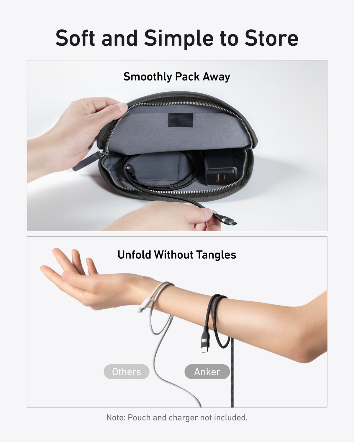 Anker Laptop Power Bank 25K, 165W with Built-In Cables | Laptops & Ride-Day Electronics