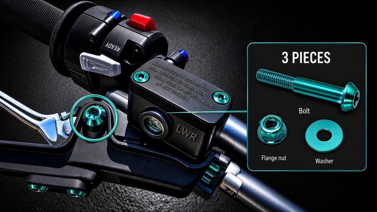 Grade 5 Titanium Brake Lever Pivot Bolt | Sur-Ron Ultra Bee