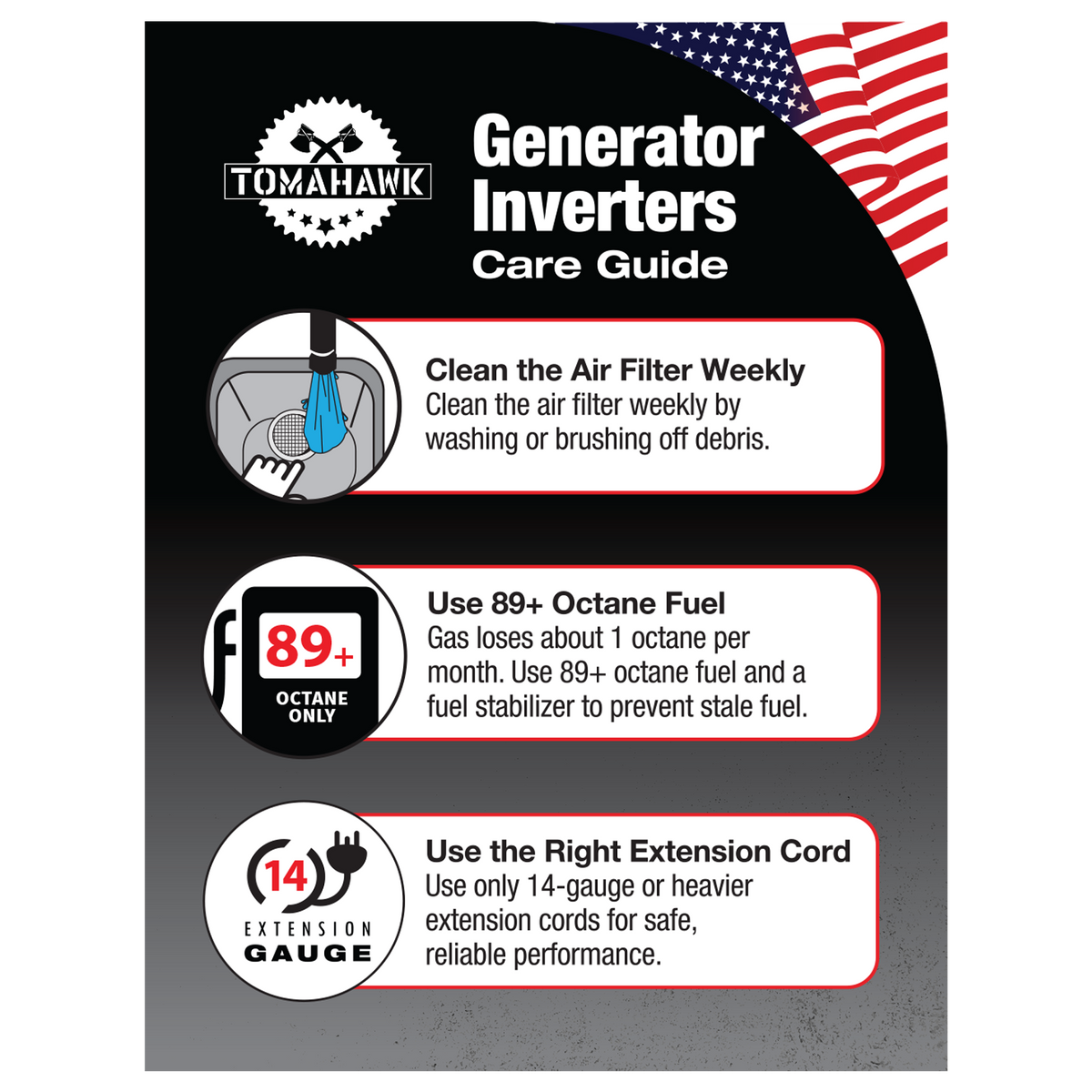 Tomahawk TG5500i 5500W Inverter Generator | E-Moto Charging, 120V/240V & Backup Power