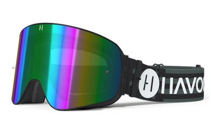 States Infinity Goggles | Havoc Black and Green | Off-Road and Motocross Riders