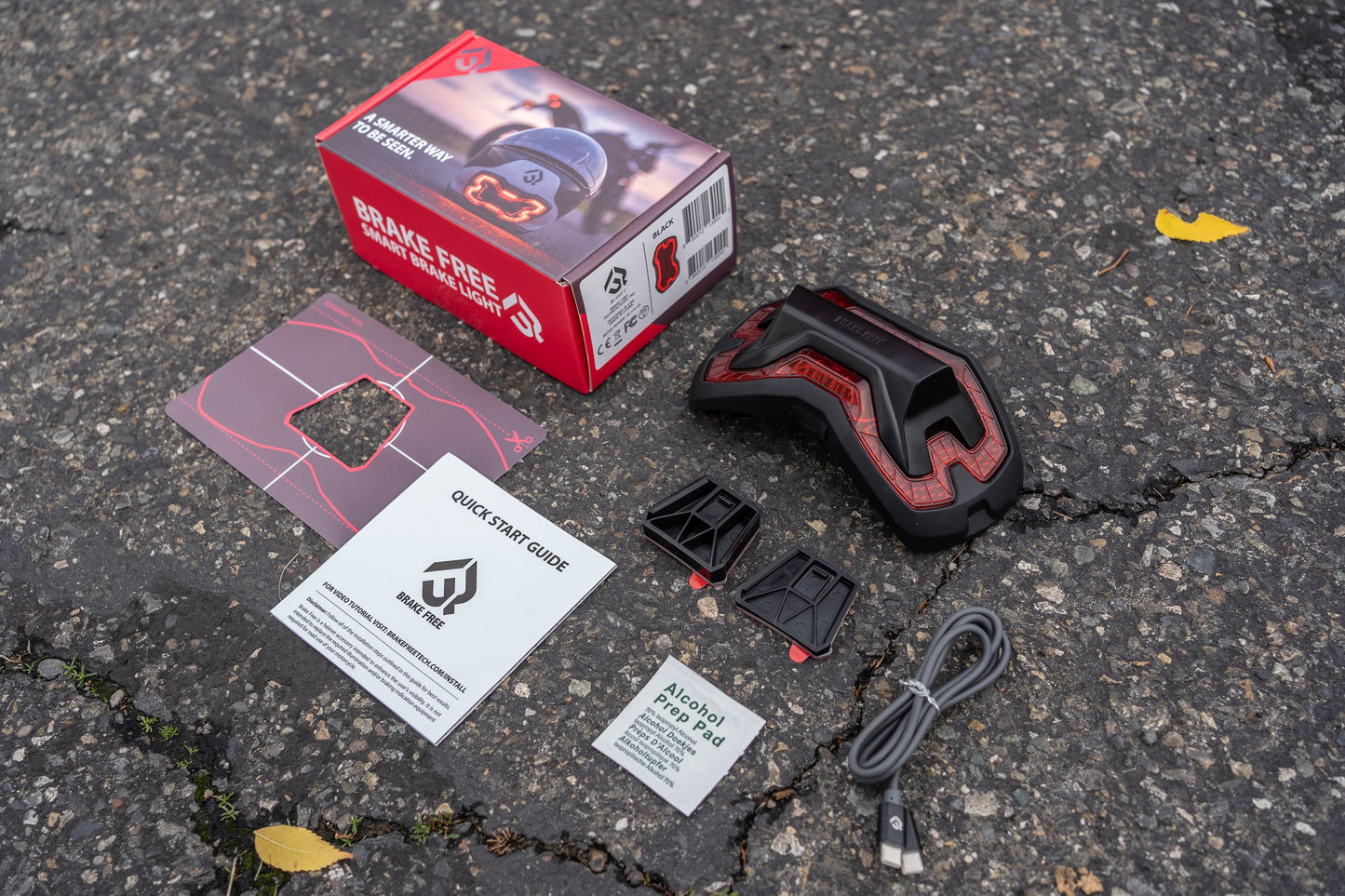 Brake Free LED Brake Light  USB-C
