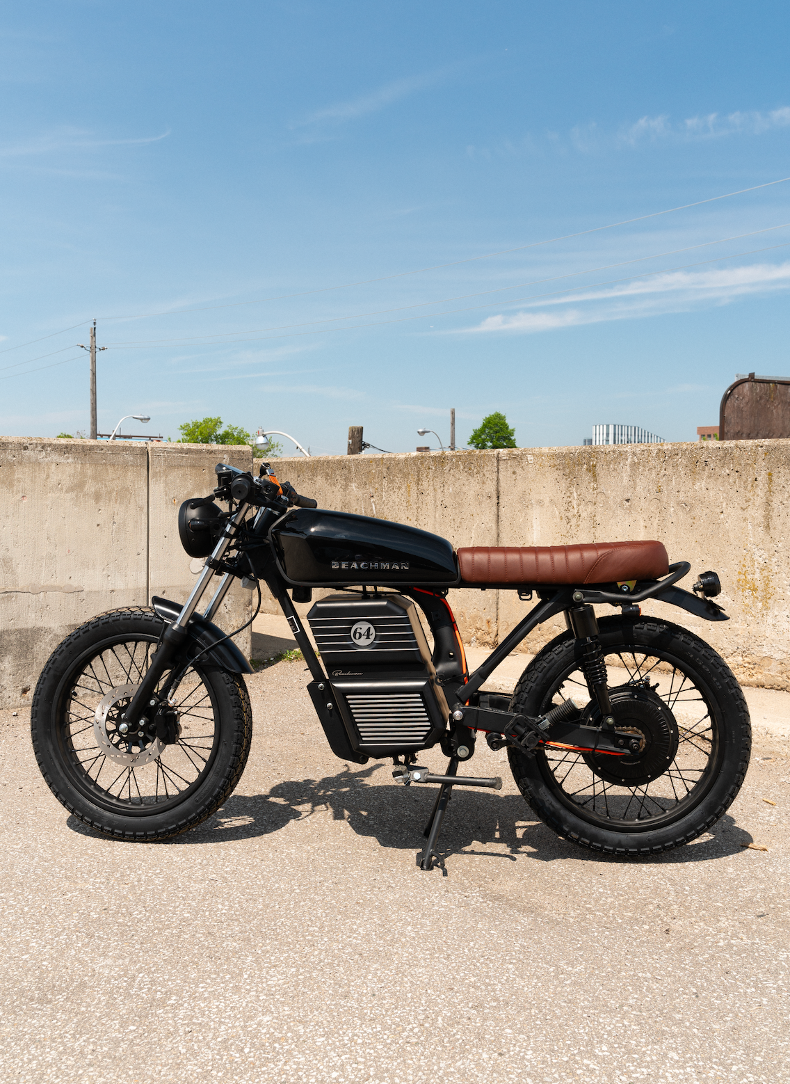 Beachman 64 E-Bike | 72V Electric Cafe Racer
