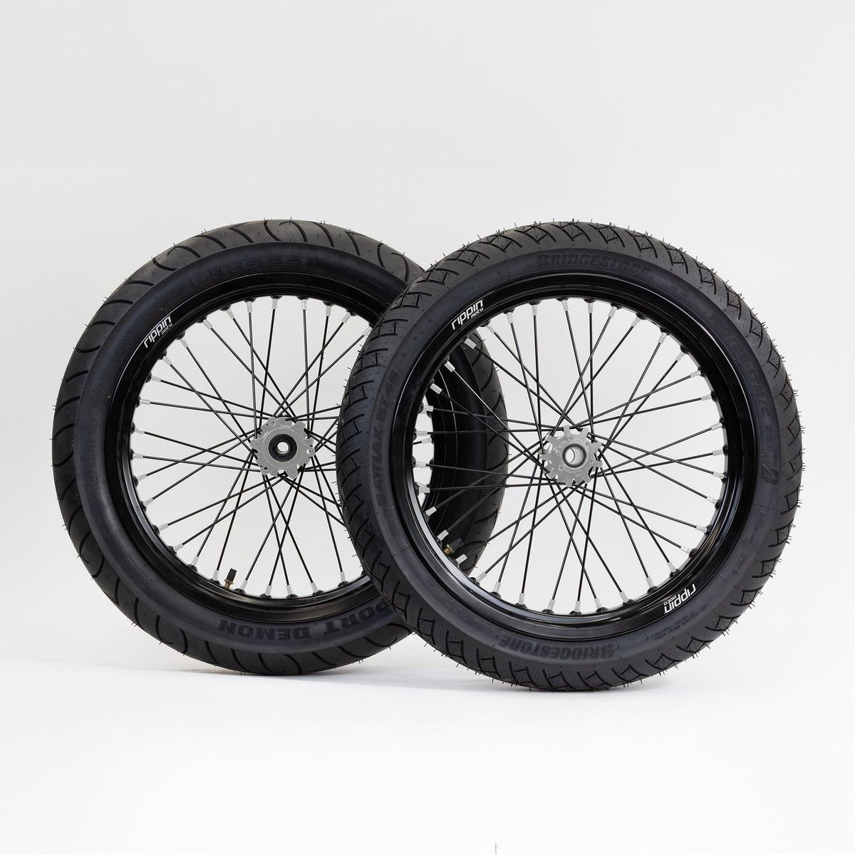 Rippin Moto Blackline RTR Supermoto Wheelset | Stark Varg & Altis Omega