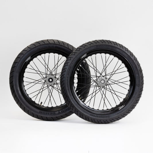 Rippin Moto Blackline RTR Supermoto Wheelset | Vetra Blazer
