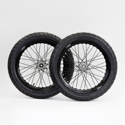 Rippin Moto Blackline RTR Supermoto Wheelset | E Ride Pro 3.0, 4.0 & SR
