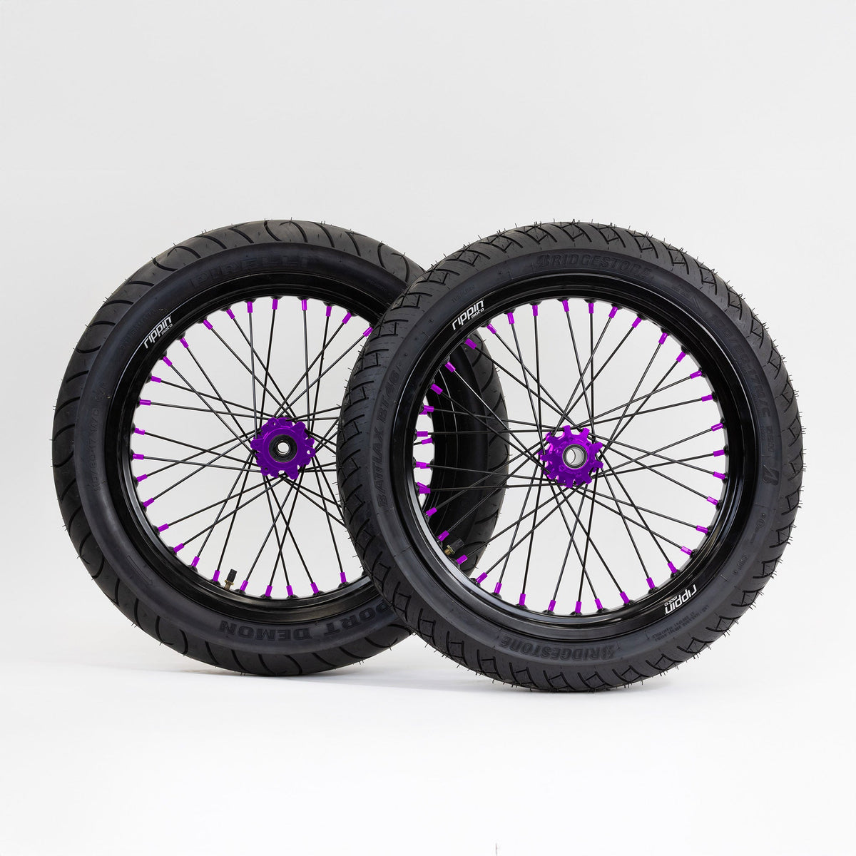 Rippin Moto Blackline RTR Supermoto Wheelset | Sur-Ron Ultra Bee, SRPNT X8 & Z27