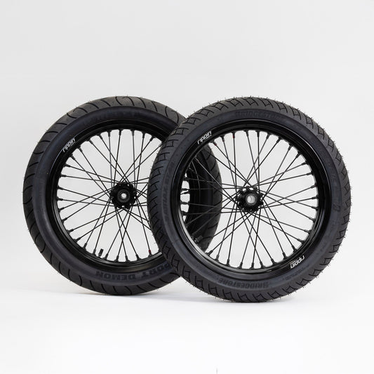 Rippin Moto Blackline RTR Supermoto Wheelset | E Ride Pro S & SS 2.0