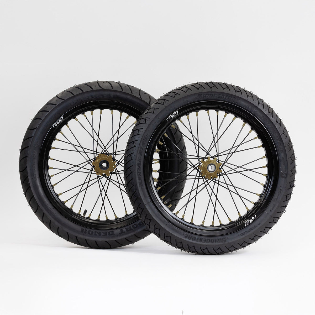 Rippin Moto Blackline RTR Supermoto Wheelset | Stark Varg & Altis Omega