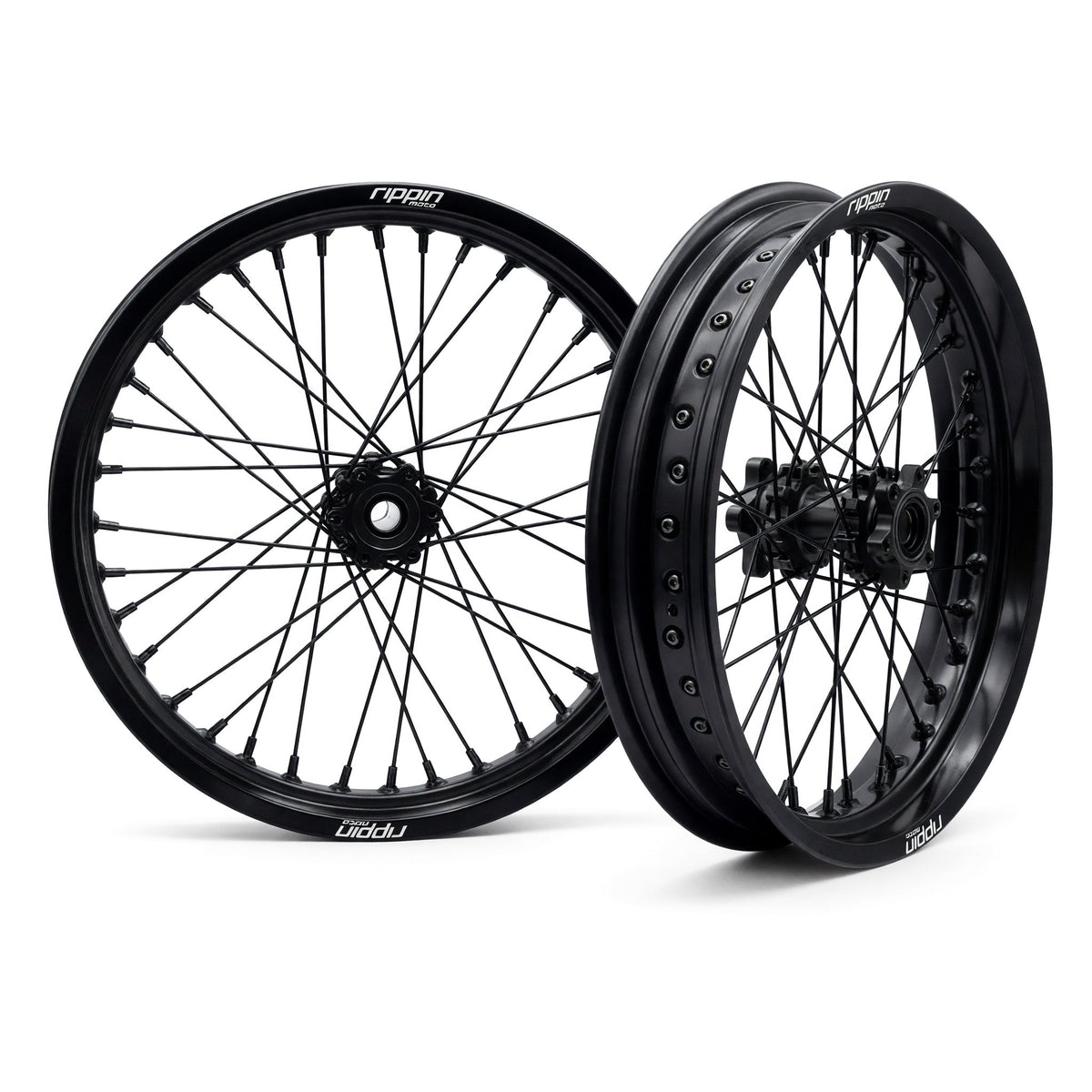 Rippin Moto Blackline Supermoto Wheelset | E-Ride Pro SS 2.0
