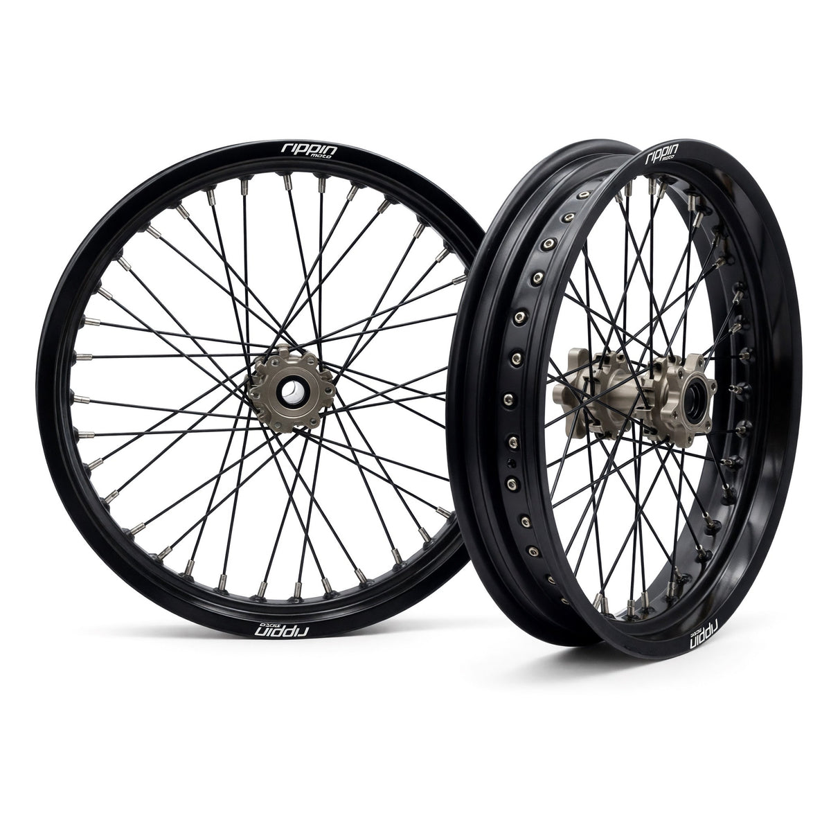 Rippin Moto Blackline Supermoto Wheelset | E-Ride Pro SS 2.0