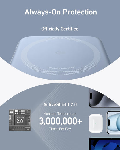 Anker MagGo Power Bank 10K, 15W | Qi2 Wireless Charging