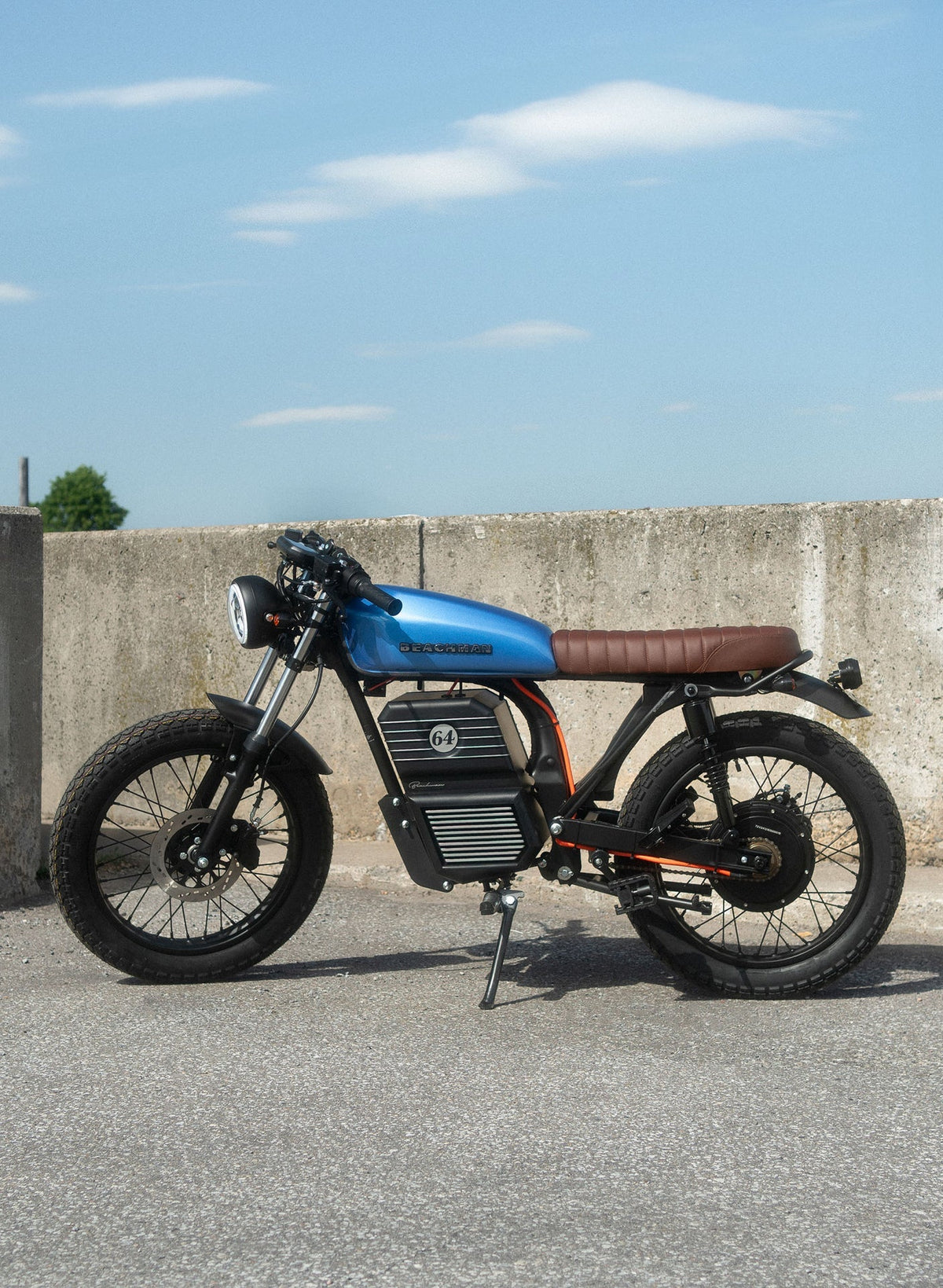 Beachman 64 E-Bike | 72V Electric Cafe Racer