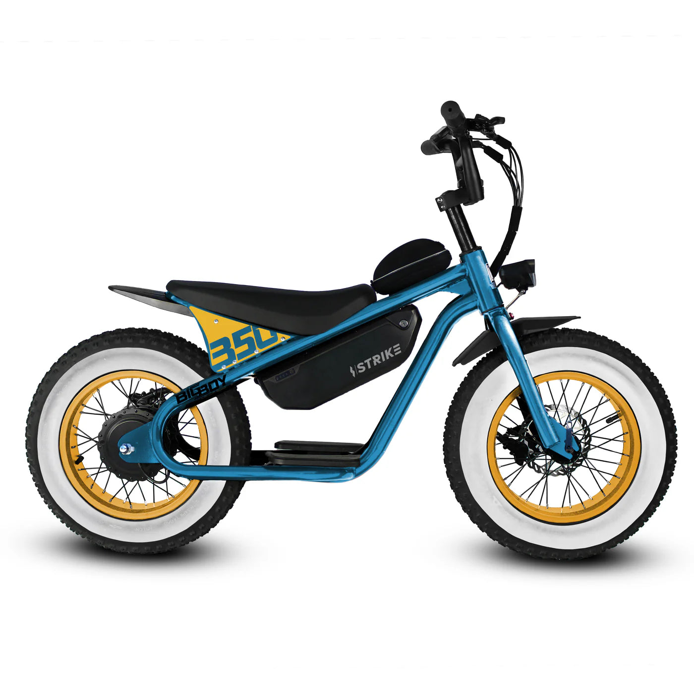 Big Boy 16” by Throne cycles | 36V 350W | Fat Tire E-Bike for Kids/Youth Riders