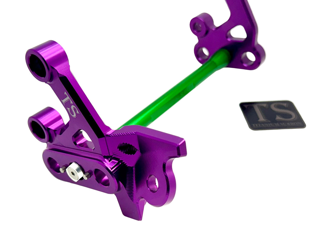 Custom CNC Aluminum Footpeg Bracket Assembly E-Ride Pro SS and S