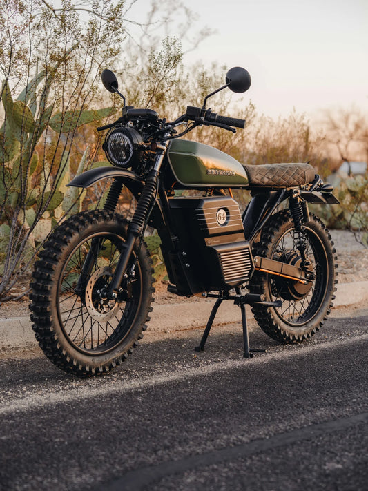Beachman Scrambler 64 | Electric Cafe Racer On & offroad E-Bike & Moped