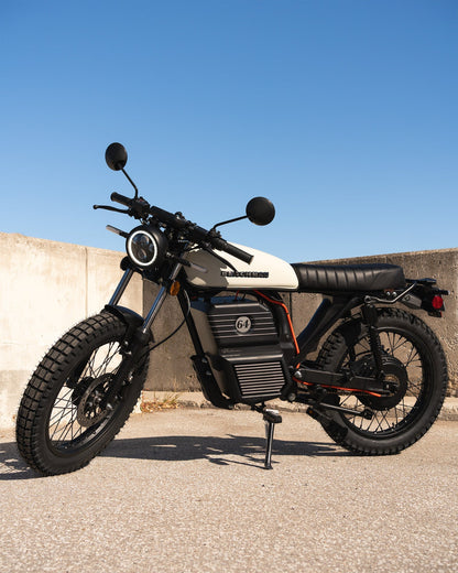 Beachman '64 Electric Cafe Racer (LSM) | 72V 50Ah Street Legal Electric Motorcycle
