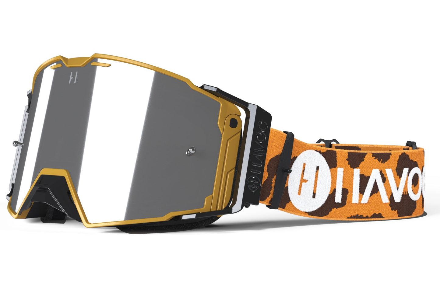Cheetah Helios Goggles | Havoc Gold and Silver Mirror | Off-Road and Motocross Riders
