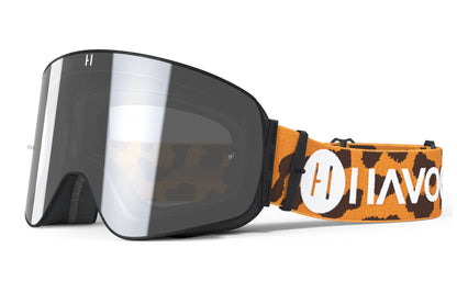 Cheetah Infinity Goggles | Havoc Silver and Black | Off-Road and Motocross Riders