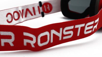 Helios Goggles | Havoc x Surronster Black and Silver Mirror | Off-Road and Motocross Riders