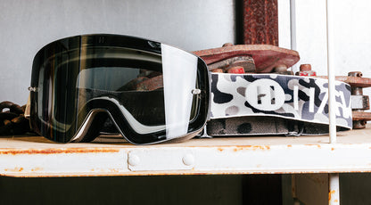 Arctic Camo Infinity Goggles | Havoc Blue and White | Off-Road and Motocross Riders