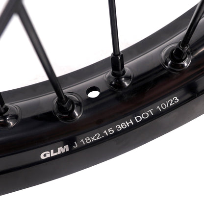 Enduro 21/18 CNC Alloy Wheel Set | By KKE Racing | For Stark Varg & Altis Omega Electric Dirtbikes