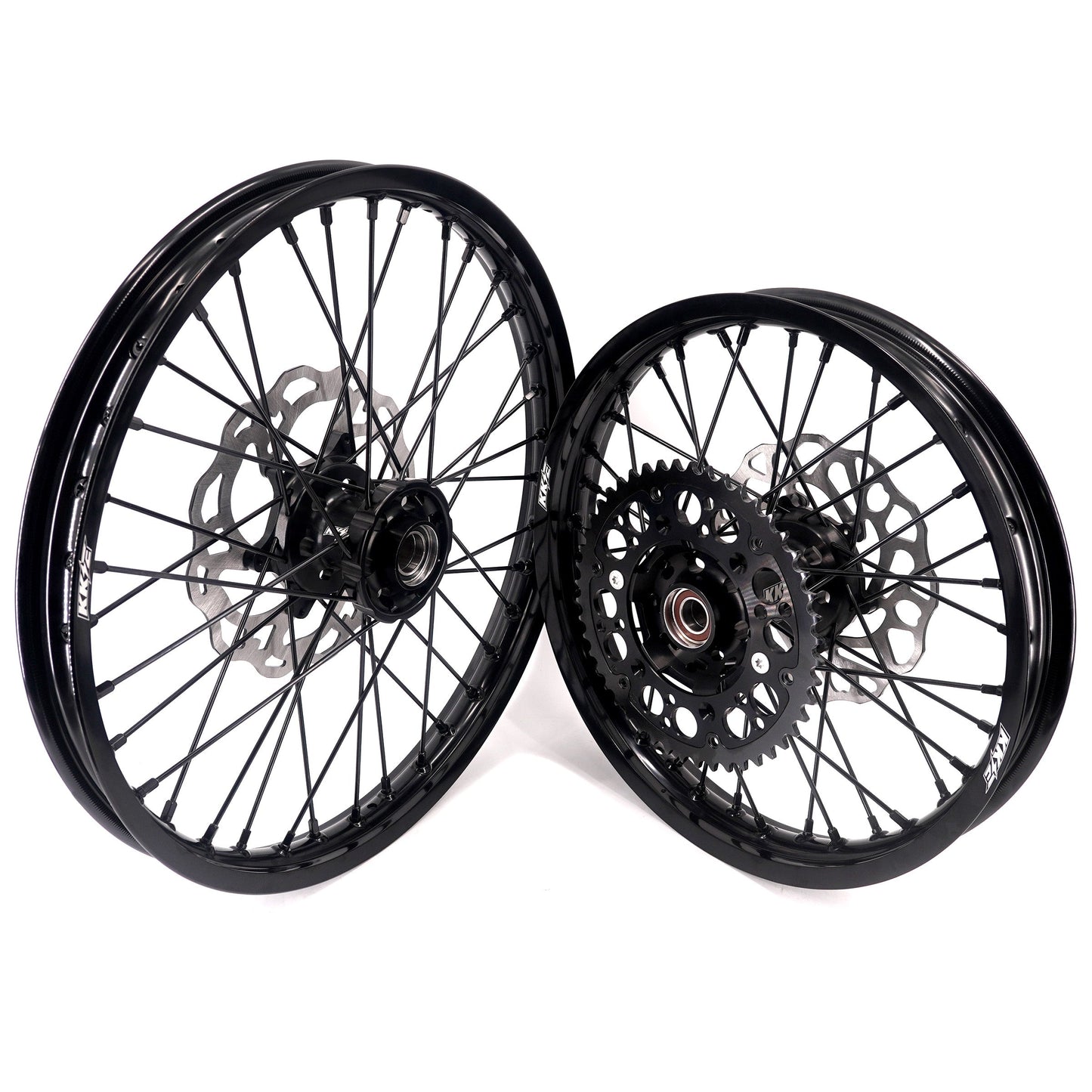 Enduro 21/18 CNC Alloy Wheel Set | By KKE Racing | For Stark Varg & Altis Omega Electric Dirtbikes