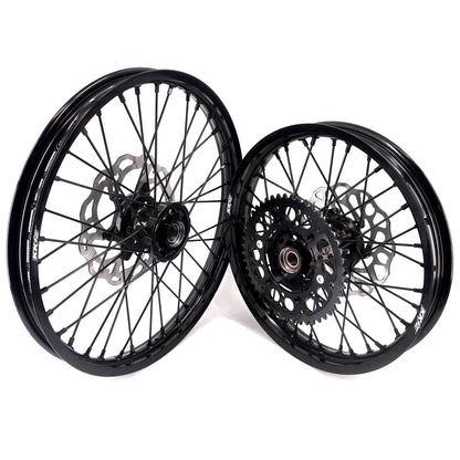 Enduro 21/18 CNC Alloy Wheel Set | By KKE Racing | For Stark Varg & Altis Omega Electric Dirtbikes