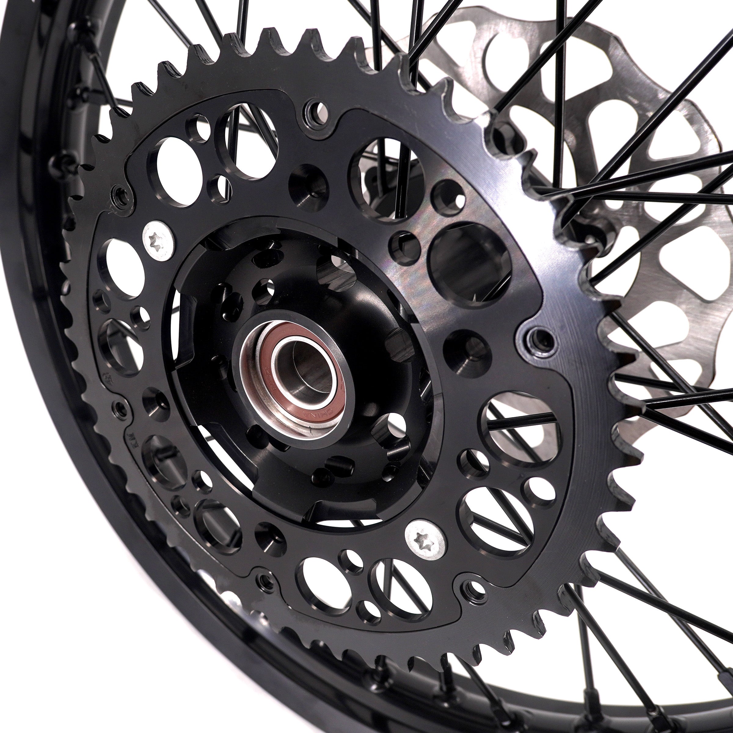 Enduro 21/18 CNC Alloy Wheel Set | By KKE Racing | For Stark Varg Enduro 21/18 CNC Alloy Wheel Set | By KKE Racing | For Stark Varg
